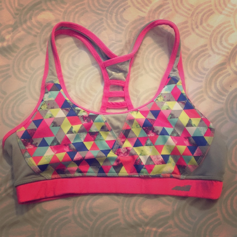 Colorful Avia sports bra.